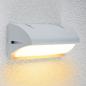 Preview: EVN LED Außenwand Leuchte downlight weiß IP54 warmweißes gedämpftes Licht