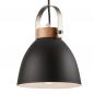 Preview: Bioledex Vintage Pendelleuchte Esszimmerlampe graphit-anthrazit Metall, Holz