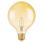 Preview: Osram E27 VINTAGE LED Lampe GLOBE Filament in Ballform 2.8W wie 21W Goldfarbe extra warmweißes Licht