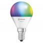 Preview: LEDVANCE SMART+ Classic E14 WiFi LED Lampe dimmbar 4,9W wie 40W RGBW Farbwechsel
