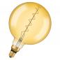 Preview: Osram E27 VINTAGE LED Glühbirne BIG GLOBE Filament goldfarben extra warmweiß