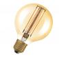 Preview: OSRAM LED VINTAGE E27 Glühlampe Globe 80 Gold dimmbar 8,8W wie 60W extra warmweißes gemütliches Licht