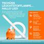 Preview: 150cm Osram LED T8 G13 Röhre 18,3W wie 58W 830 warmweiß EM Glas für KVG/VVG