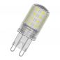 Preview: Doppelpack OSRAM LED STAR PIN 50 G9 Stift 4,2W 320° 2700K warmweiß wie 40W