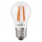 Preview: OSRAM E27 LED Lampe Classic klar 1,2W wie 25W warmweißes Licht 2700K - Energy efficiency class A