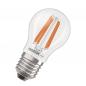 Preview: OSRAM E27 LED Lampe Classic klar 1,2W wie 25W warmweißes Licht 2700K - Energy efficiency class A