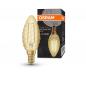 Preview: Osram E14 VINTAGE Filament LED Lampe in Kerzenform 1,5W wie 12W extra warmweißes Licht sehr dekorativ