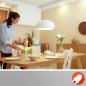 Preview: Philips E27 LED Scene Switch Ambientebeleuchtung mit 3-Stufen-Dimmer 7,5W als 60W-Ersatz opalweiß mattiert