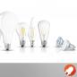 Preview: 5er-PACK OSRAM LED Base PAR16 GU10 LED Strahler 2.6W wie 35W 36° 2700K Glas