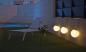 Preview: New Garden NORAI mobile LED Hängeleuchte weiss/beige aufladbar RGB