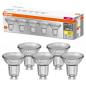 Preview: 5er-PACK OSRAM LED Base PAR16 GU10 LED Strahler 2.6W wie 35W 36° 2700K Glas