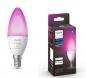 Preview: Philips Hue White E14 LED Kerze RGBW dimmbar 5,3W wie 40W mit Bluetooth- und/oder ZigBee-steuerbar