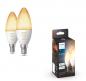 Preview: 2er Pack Philips Hue E14 LED Leuchtmittel dimmbar 5,2W wie 40W - smarte Kerzenlampen mit tunable White