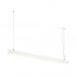 Preview: SLV 1001310 Q-LINE DALI SINGLE LED Pendelleuchte dimmbar 1500mm weiss