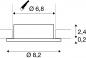 Preview: SLV 1007333 NEW TRIA® 68 Deckeneinbauring D: 8.2 H: 2.6 cm IP 20 weiß