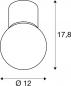 Preview: SLV 1007604 VARYT Deckenaufbauleuchte rund 1x max. 6W E14 chrom