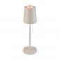 Preview: SLV 1007697 VINOLINA TWO Tischleuchte Akku IP65 2200/2700/3000K TOUCH beige