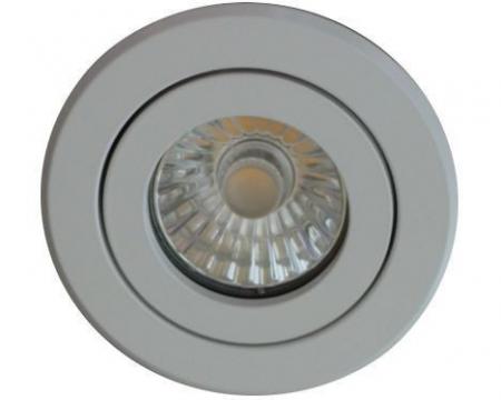 Schwenkbare LED Einbauleuchte für den Wohnbereich Weiß MOA DISC 12V 45°  Mobilux