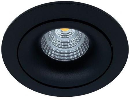 MOBILUX Schwenkbarer LED Einbaustrahler MOBiDIM COB STYLE R 11,5W DIM2Warm 45° schwarz