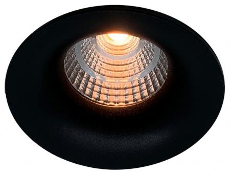 MOBILUX Bad LED Einbaustrahler MOBiDIM COB STYLE IP65 R 11,5W Dim-to-Warm 45° schwarz
