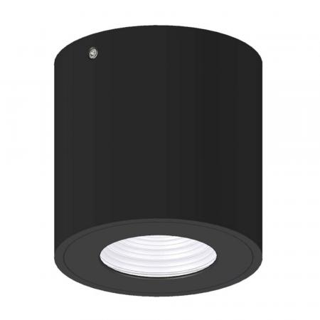 Zylindrischer LED Deckenstrahler COB SLIM+ R 40° DIM-to-WARM Alu schwarz Mobilux