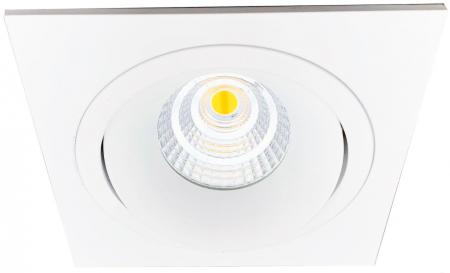 Aktion: Nur noch angezeigter Bestand verfügbar - Schwenk- und drehbarer LED Einbaustrahler MOBiDAL COB STYLE  Q 14W DIM-to-WARM 45° weiß MOBILUX