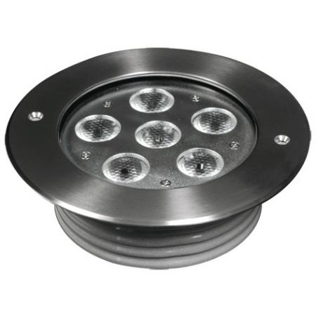 Leistungsstarke LED Bodeneinbauleuchte ø16cm IP67 R240V 6x3W Easy Mobilux