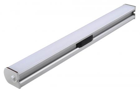 60cm Ledino LED-Spiegellampe Lind 15W aus Aluminium mit PU-Diffusor neutralweißes Licht 4000 K- IP44 - gegen Spritzwasser geschützt