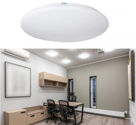 Ledino LED-Leuchte Altona MWHF3 18W mit Bewegungssensor 3000K warmweißes Licht 34cm IP20 - Treppen- und Flurbeleuchtung