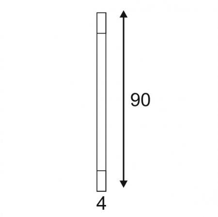 Spiegelleuchte für das Bad TRUKKO LED Wandleuchte in chrom/weiß inkl. warmweissem Licht SLV 149772