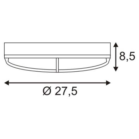 SLV 229081 BULAN GRID maritime Außenwandleuchte IP44 rund weiß