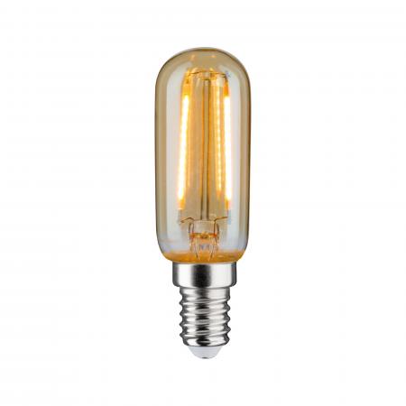 Paulmann E14 28526 LED Vintage Röhrenleuchtmittel Kohlefaden 2W Goldedition für warmes Wohnambiente