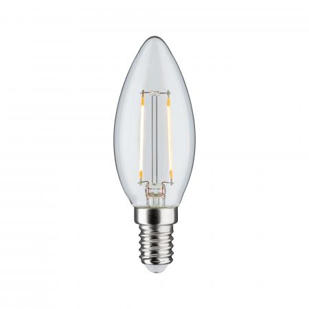 Paulmann 28572 E124 LED in Kerzenform in 3 Stufen dimmbar 2.5W warmweisses gemütliches Licht