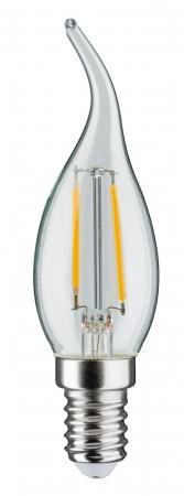 Paulmann E14 28686 LED Filament Winstoßlampe cosy 250lm 2.8W klar dimmbat warmweißes Licht