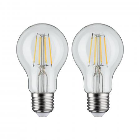 Paulmann 28856 Klare Filament E27 LED Birne 2x5W wie 40W warmweißes Licht
