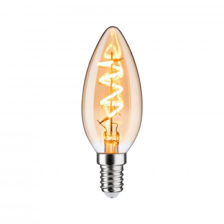 Paulmann 28951 Vintage Edition E14 LED Kerze 4W extra warmweiß dimmbar Gold