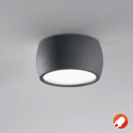 Aktion: Nur noch angezeigter Bestand verfügbar - Vasto LED Deckenlampe Anthrazit Fabas Luce