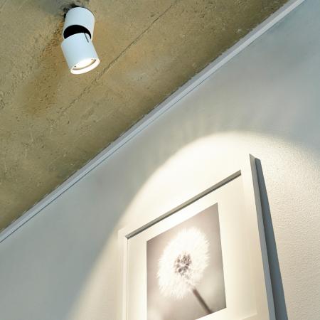 Mylight LED Wand- und Deckenspot STAGE dimmbar in weiß