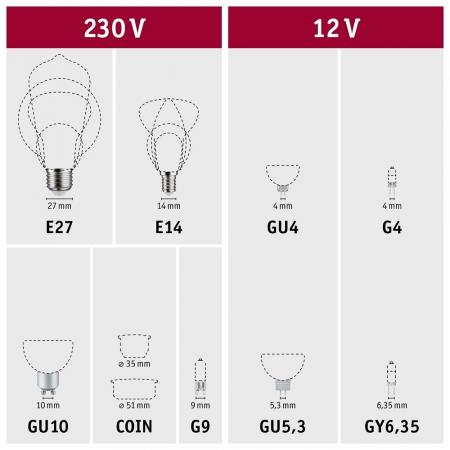 Paulmann 28800 LED STS G9 Stiftsockel Lampe 5W 4000K dimmmbar