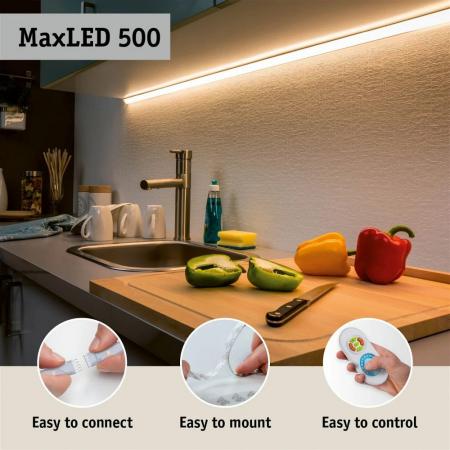 Basisset 1,5m Paulmann 78883 MaxLED 500 LED Strip Smart Home Zigbee beschichtet 13,5W RGBW
