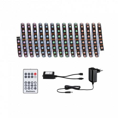 Paulmann 78888 EntertainLED LED Stripe Dynamic Regenbogen Komplettset 5m 10,5W Regenbogen+