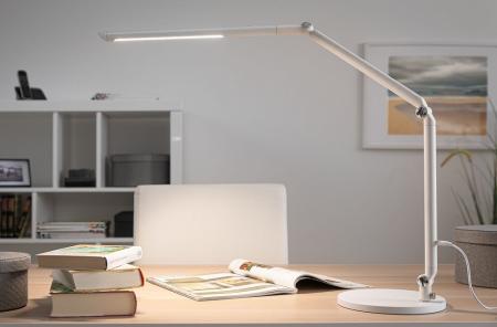 Flexible schlanke Schreibtischleuchte FlexBar LED dimmbar WhiteSwitch Funktion Paulmann 78911