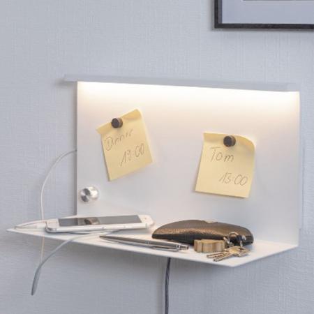 Praktische LED-Wandleuchte Jarina mit USB-Ladebuchse für Handy Weiß Paulmann 78916