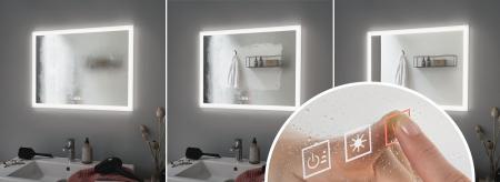 LED-Spiegelleuchte fürs Bad mit WhiteSwitch-Funktion & Heizfunktion rund 60cm Paulmann 78952