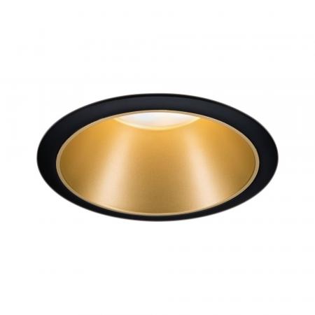 Set LED Einbauleuchte Cole Coin mit 3StepDim schwarz/gold Paulmann 93403