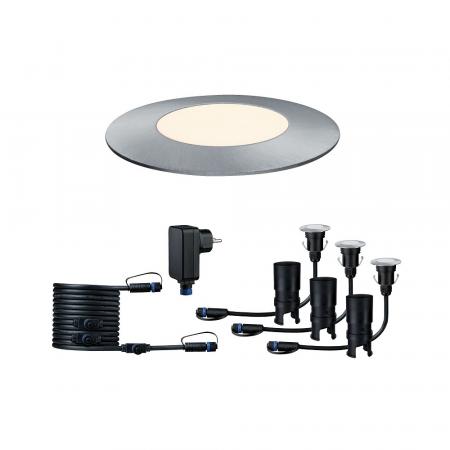 Paulmann 93697 Outdoor Plug & Shine Floor Mini Set IP65 3000K 24V