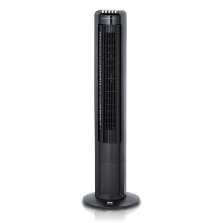 Fakir Prestige Turmventilator TV18 in Schwarz 3-Stufen, Timer, Fernbedienung, Oszillierend