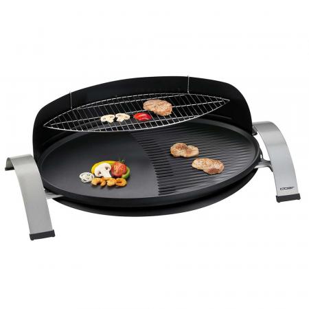 CLOER 6589 Elektro TISCHGRILL BARBECUE OVAL 2300W SCHWARZ