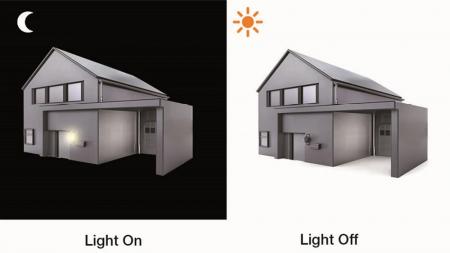 STEINEL LH-N LED-Hausnummern Wandleuchte - Solarbetrieben mit Dämmerungsschalter