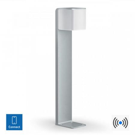 STEINEL GL 80 C LED-Sensor Wegeleuchte Bluetooth-Sensorleuchte Silber